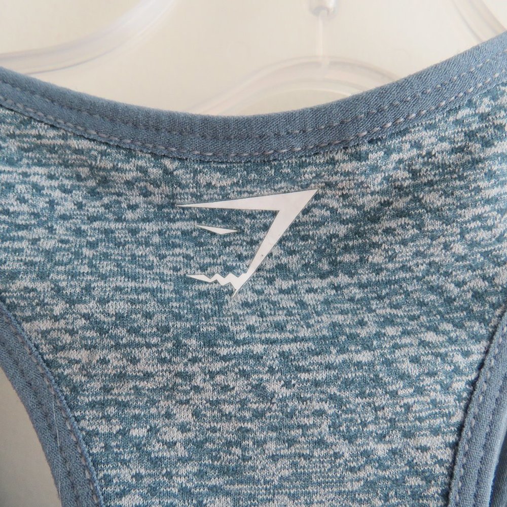 GYMSHARK Vital Seamless 2.0 Sports Bra in Blue Marl - Size S - Picture 11 of 14